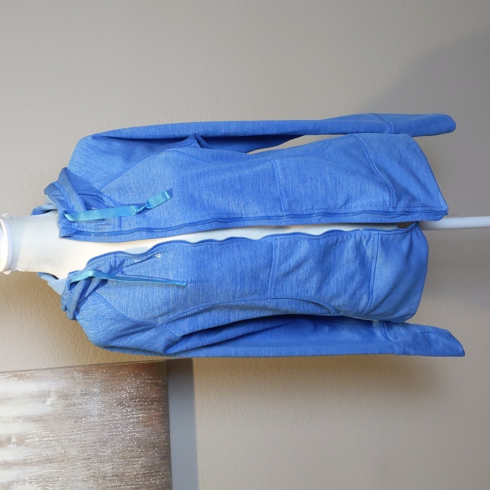 Reebok blue hoodie with missing zipper